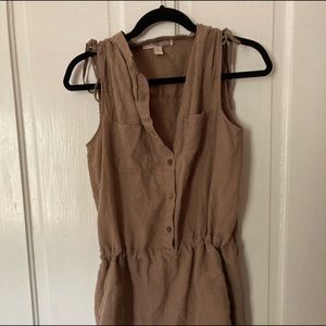 Brown boho dress